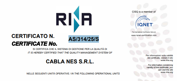 Certificazione UNI EN ISO 9100:2018
